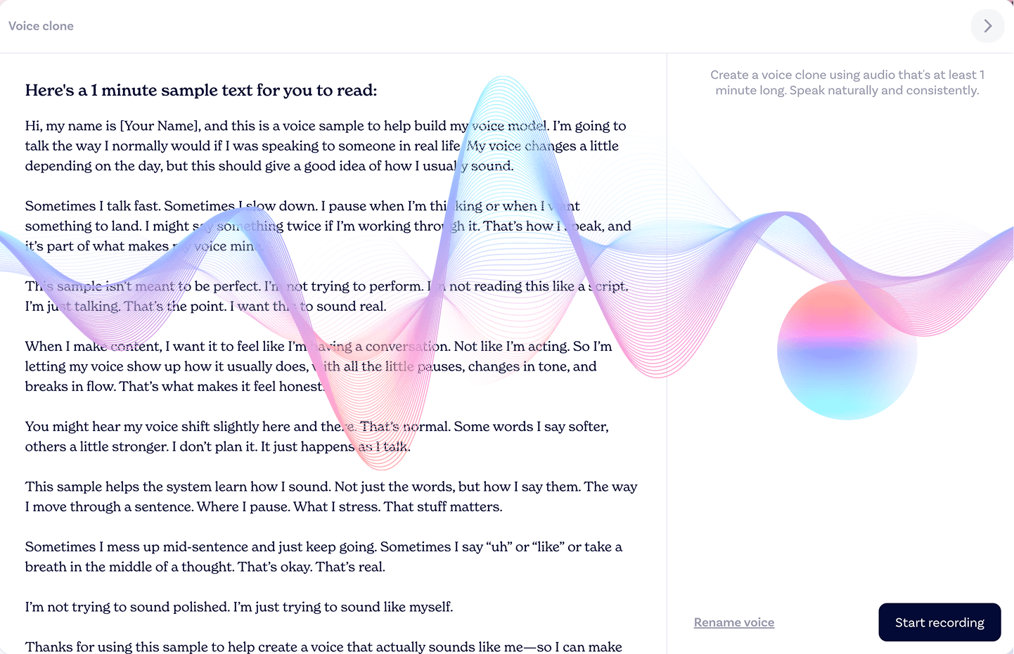 voice